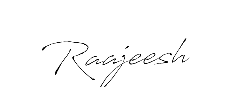 Make a beautiful signature design for name Raajeesh. With this signature (Antro_Vectra) style, you can create a handwritten signature for free. Raajeesh signature style 6 images and pictures png