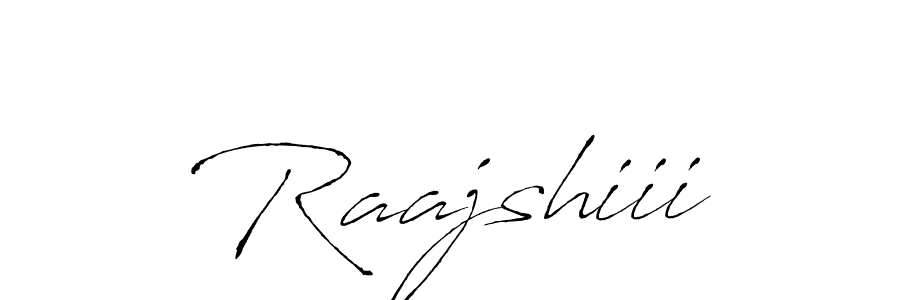 How to make Raajshiii name signature. Use Antro_Vectra style for creating short signs online. This is the latest handwritten sign. Raajshiii signature style 6 images and pictures png