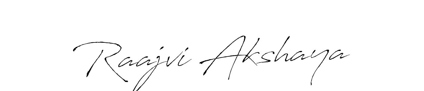 This is the best signature style for the Raajvi Akshaya name. Also you like these signature font (Antro_Vectra). Mix name signature. Raajvi Akshaya signature style 6 images and pictures png