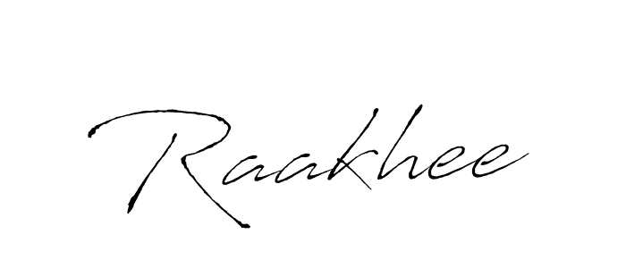 Raakhee stylish signature style. Best Handwritten Sign (Antro_Vectra) for my name. Handwritten Signature Collection Ideas for my name Raakhee. Raakhee signature style 6 images and pictures png