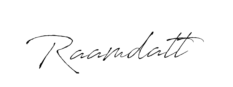 You should practise on your own different ways (Antro_Vectra) to write your name (Raamdatt) in signature. don't let someone else do it for you. Raamdatt signature style 6 images and pictures png