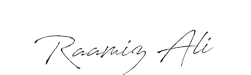 You can use this online signature creator to create a handwritten signature for the name Raamiz Ali. This is the best online autograph maker. Raamiz Ali signature style 6 images and pictures png