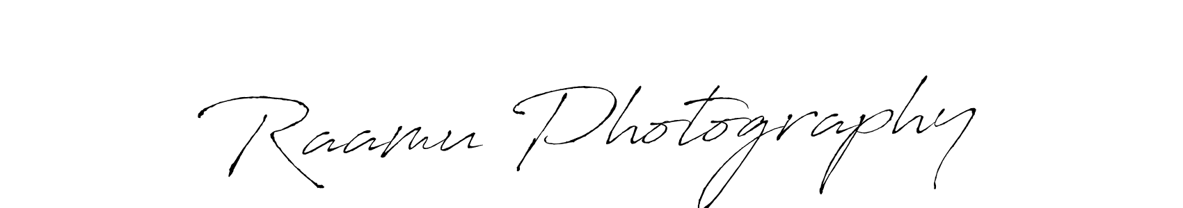 if you are searching for the best signature style for your name Raamu Photography. so please give up your signature search. here we have designed multiple signature styles  using Antro_Vectra. Raamu Photography signature style 6 images and pictures png