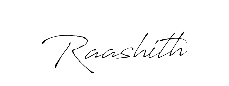 Use a signature maker to create a handwritten signature online. With this signature software, you can design (Antro_Vectra) your own signature for name Raashith. Raashith signature style 6 images and pictures png
