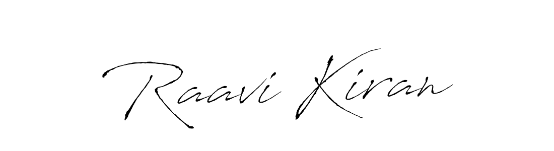 Raavi Kiran stylish signature style. Best Handwritten Sign (Antro_Vectra) for my name. Handwritten Signature Collection Ideas for my name Raavi Kiran. Raavi Kiran signature style 6 images and pictures png