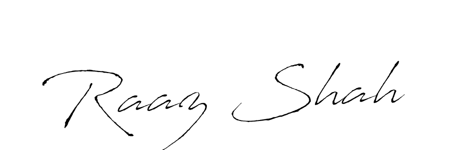 Use a signature maker to create a handwritten signature online. With this signature software, you can design (Antro_Vectra) your own signature for name Raaz Shah. Raaz Shah signature style 6 images and pictures png