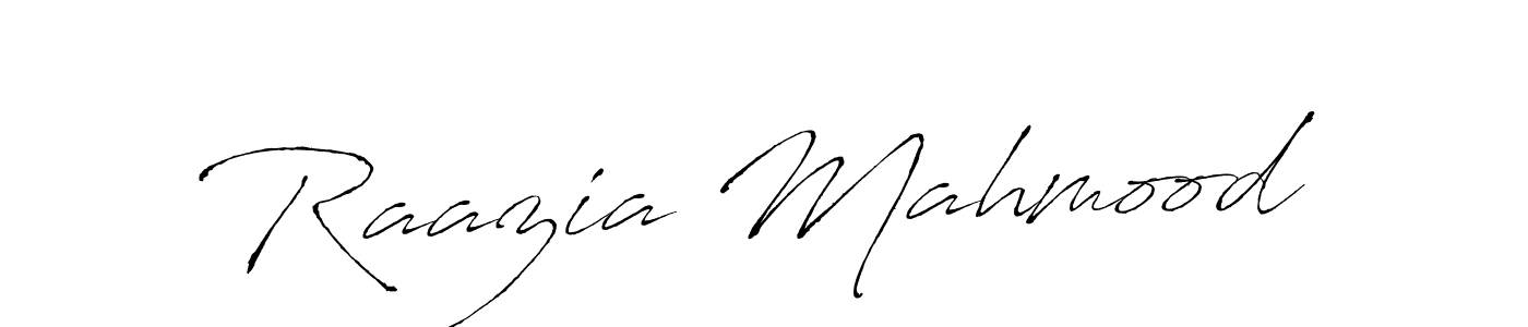 The best way (Antro_Vectra) to make a short signature is to pick only two or three words in your name. The name Raazia Mahmood include a total of six letters. For converting this name. Raazia Mahmood signature style 6 images and pictures png