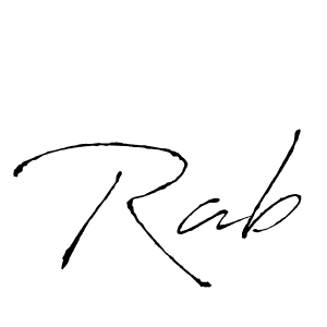 You should practise on your own different ways (Antro_Vectra) to write your name (Rab) in signature. don't let someone else do it for you. Rab signature style 6 images and pictures png