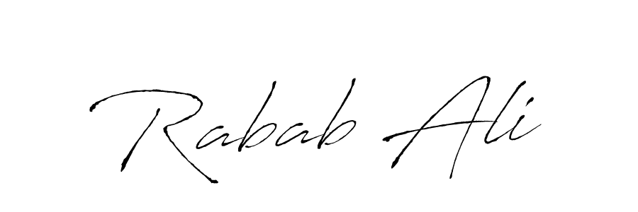 How to make Rabab Ali signature? Antro_Vectra is a professional autograph style. Create handwritten signature for Rabab Ali name. Rabab Ali signature style 6 images and pictures png