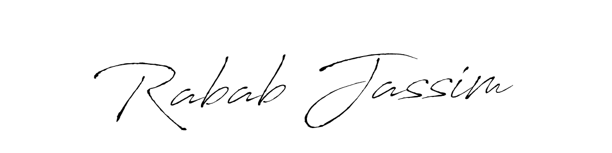 Make a beautiful signature design for name Rabab Jassim. Use this online signature maker to create a handwritten signature for free. Rabab Jassim signature style 6 images and pictures png