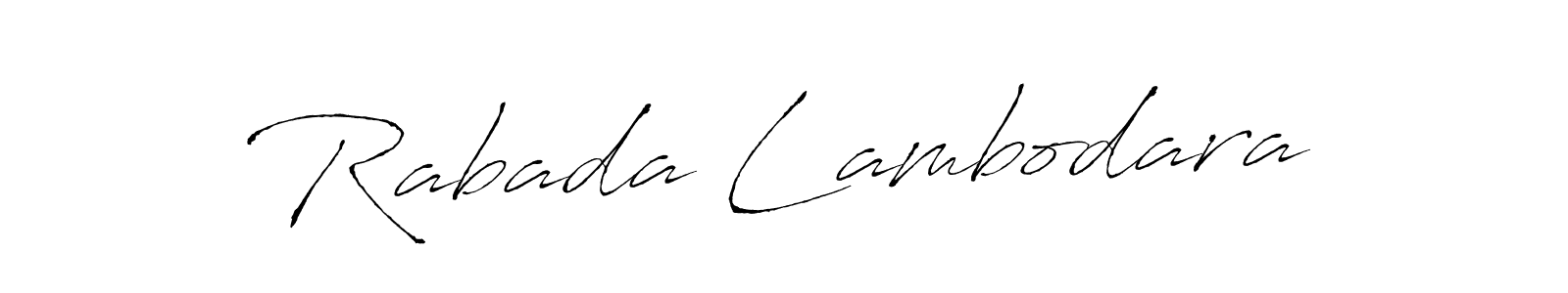 Rabada Lambodara stylish signature style. Best Handwritten Sign (Antro_Vectra) for my name. Handwritten Signature Collection Ideas for my name Rabada Lambodara. Rabada Lambodara signature style 6 images and pictures png