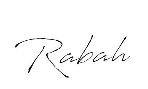 Rabah stylish signature style. Best Handwritten Sign (Antro_Vectra) for my name. Handwritten Signature Collection Ideas for my name Rabah. Rabah signature style 6 images and pictures png