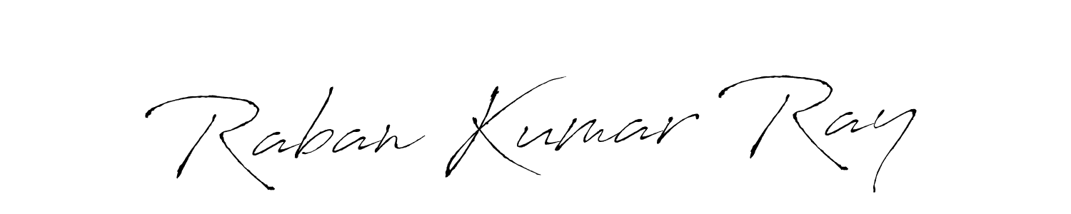 Design your own signature with our free online signature maker. With this signature software, you can create a handwritten (Antro_Vectra) signature for name Raban Kumar Ray. Raban Kumar Ray signature style 6 images and pictures png