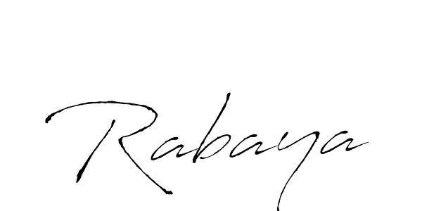 Create a beautiful signature design for name Rabaya. With this signature (Antro_Vectra) fonts, you can make a handwritten signature for free. Rabaya signature style 6 images and pictures png