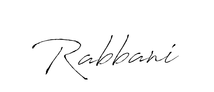 How to make Rabbani signature? Antro_Vectra is a professional autograph style. Create handwritten signature for Rabbani name. Rabbani signature style 6 images and pictures png