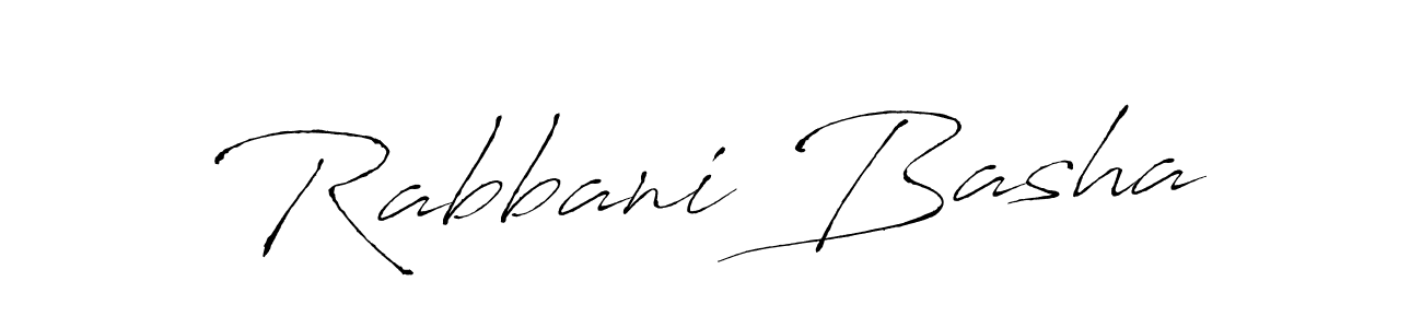 How to make Rabbani Basha name signature. Use Antro_Vectra style for creating short signs online. This is the latest handwritten sign. Rabbani Basha signature style 6 images and pictures png