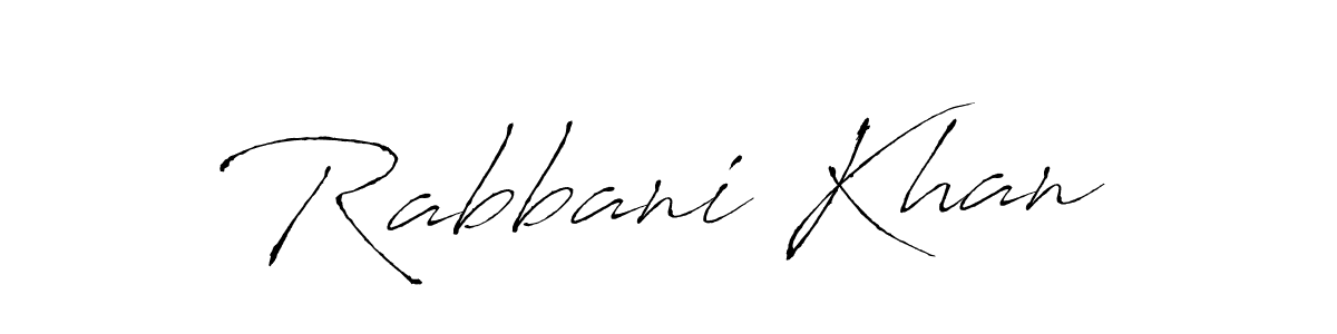 Design your own signature with our free online signature maker. With this signature software, you can create a handwritten (Antro_Vectra) signature for name Rabbani Khan. Rabbani Khan signature style 6 images and pictures png