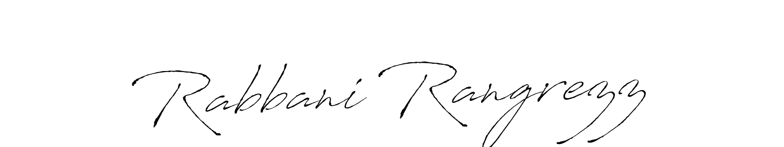 if you are searching for the best signature style for your name Rabbani Rangrezz. so please give up your signature search. here we have designed multiple signature styles  using Antro_Vectra. Rabbani Rangrezz signature style 6 images and pictures png