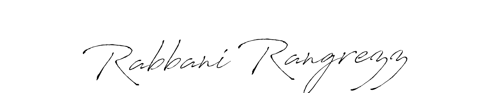 if you are searching for the best signature style for your name Rabbani Rangrezz. so please give up your signature search. here we have designed multiple signature styles  using Antro_Vectra. Rabbani Rangrezz signature style 6 images and pictures png