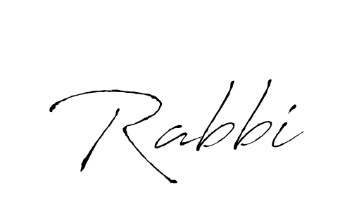 How to make Rabbi signature? Antro_Vectra is a professional autograph style. Create handwritten signature for Rabbi name. Rabbi signature style 6 images and pictures png