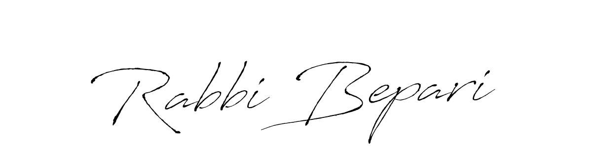 How to make Rabbi Bepari signature? Antro_Vectra is a professional autograph style. Create handwritten signature for Rabbi Bepari name. Rabbi Bepari signature style 6 images and pictures png