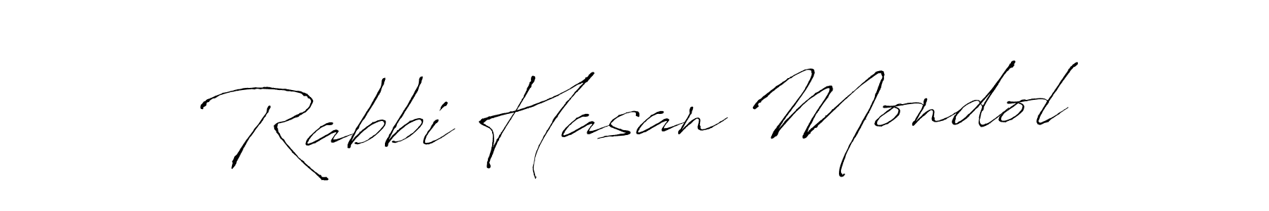 How to make Rabbi Hasan Mondol signature? Antro_Vectra is a professional autograph style. Create handwritten signature for Rabbi Hasan Mondol name. Rabbi Hasan Mondol signature style 6 images and pictures png