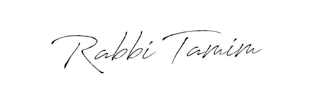 Create a beautiful signature design for name Rabbi Tamim. With this signature (Antro_Vectra) fonts, you can make a handwritten signature for free. Rabbi Tamim signature style 6 images and pictures png