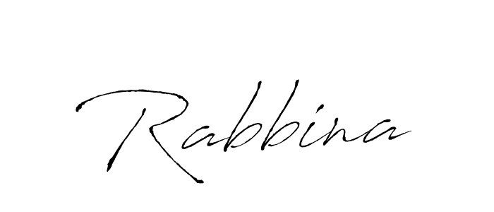 Use a signature maker to create a handwritten signature online. With this signature software, you can design (Antro_Vectra) your own signature for name Rabbina. Rabbina signature style 6 images and pictures png