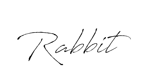 Rabbit stylish signature style. Best Handwritten Sign (Antro_Vectra) for my name. Handwritten Signature Collection Ideas for my name Rabbit. Rabbit signature style 6 images and pictures png