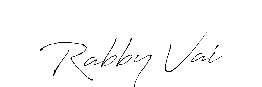 Also You can easily find your signature by using the search form. We will create Rabby Vai name handwritten signature images for you free of cost using Antro_Vectra sign style. Rabby Vai signature style 6 images and pictures png