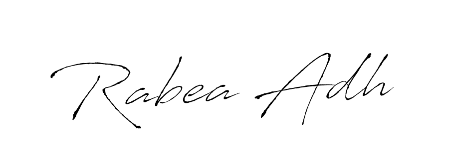 Similarly Antro_Vectra is the best handwritten signature design. Signature creator online .You can use it as an online autograph creator for name Rabea Adh. Rabea Adh signature style 6 images and pictures png