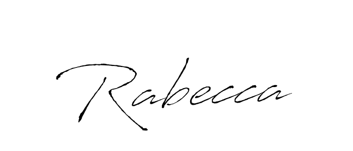 Create a beautiful signature design for name Rabecca. With this signature (Antro_Vectra) fonts, you can make a handwritten signature for free. Rabecca signature style 6 images and pictures png