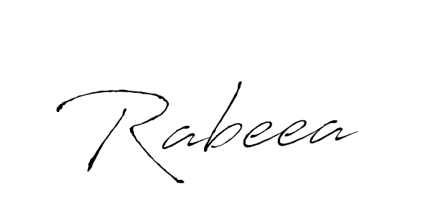 Also we have Rabeea name is the best signature style. Create professional handwritten signature collection using Antro_Vectra autograph style. Rabeea signature style 6 images and pictures png