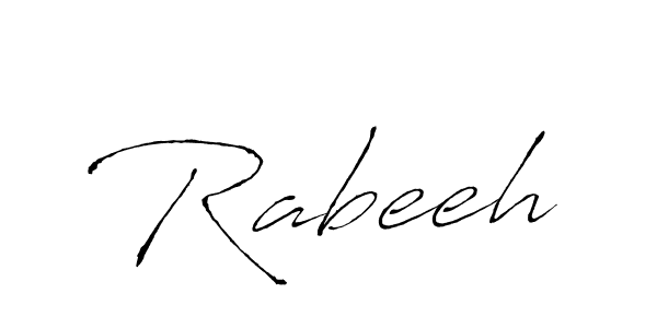 How to make Rabeeh name signature. Use Antro_Vectra style for creating short signs online. This is the latest handwritten sign. Rabeeh signature style 6 images and pictures png