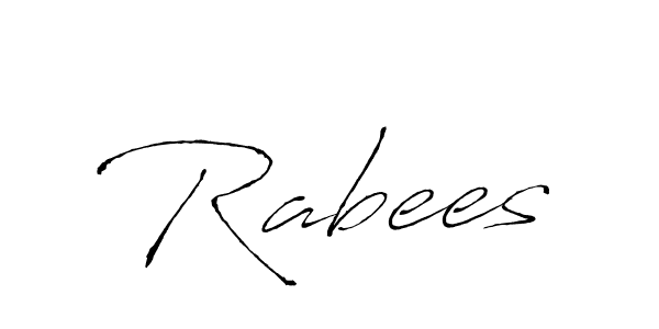 if you are searching for the best signature style for your name Rabees. so please give up your signature search. here we have designed multiple signature styles  using Antro_Vectra. Rabees signature style 6 images and pictures png