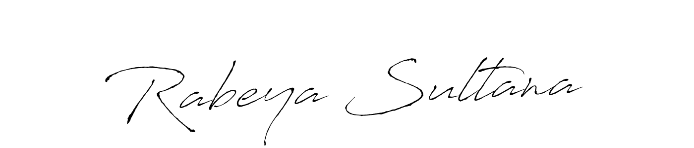 Design your own signature with our free online signature maker. With this signature software, you can create a handwritten (Antro_Vectra) signature for name Rabeya Sultana. Rabeya Sultana signature style 6 images and pictures png