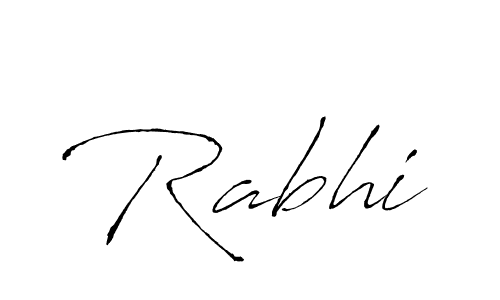 if you are searching for the best signature style for your name Rabhi. so please give up your signature search. here we have designed multiple signature styles  using Antro_Vectra. Rabhi signature style 6 images and pictures png