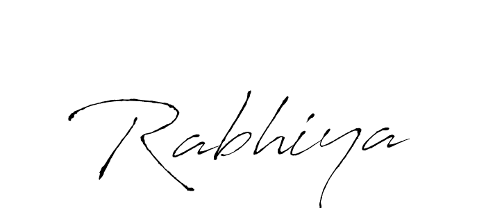 Also You can easily find your signature by using the search form. We will create Rabhiya name handwritten signature images for you free of cost using Antro_Vectra sign style. Rabhiya signature style 6 images and pictures png