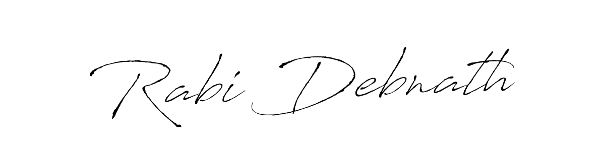 Rabi Debnath stylish signature style. Best Handwritten Sign (Antro_Vectra) for my name. Handwritten Signature Collection Ideas for my name Rabi Debnath. Rabi Debnath signature style 6 images and pictures png