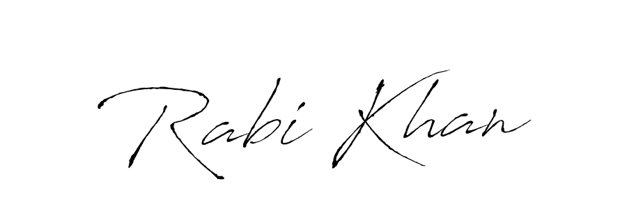 Make a beautiful signature design for name Rabi Khan. Use this online signature maker to create a handwritten signature for free. Rabi Khan signature style 6 images and pictures png