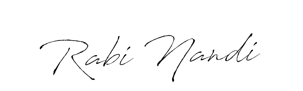 Make a beautiful signature design for name Rabi Nandi. Use this online signature maker to create a handwritten signature for free. Rabi Nandi signature style 6 images and pictures png