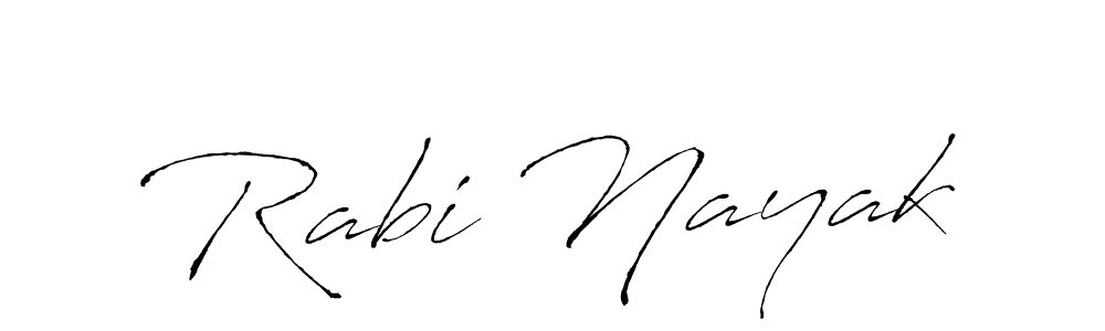 Rabi Nayak stylish signature style. Best Handwritten Sign (Antro_Vectra) for my name. Handwritten Signature Collection Ideas for my name Rabi Nayak. Rabi Nayak signature style 6 images and pictures png