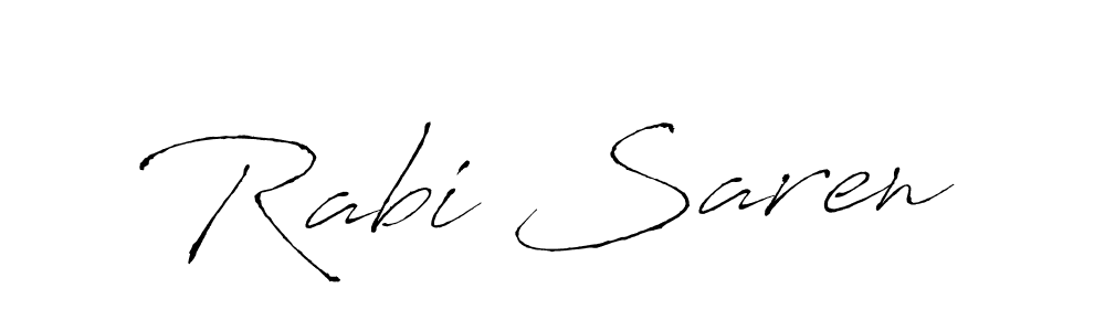 Similarly Antro_Vectra is the best handwritten signature design. Signature creator online .You can use it as an online autograph creator for name Rabi Saren. Rabi Saren signature style 6 images and pictures png