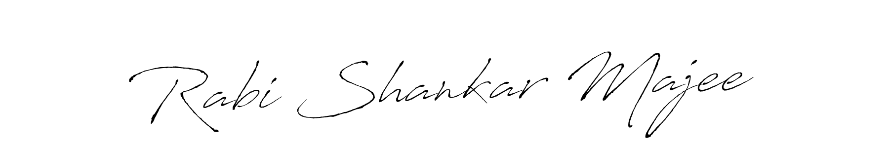 How to make Rabi Shankar Majee name signature. Use Antro_Vectra style for creating short signs online. This is the latest handwritten sign. Rabi Shankar Majee signature style 6 images and pictures png