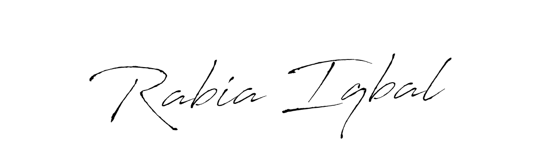 if you are searching for the best signature style for your name Rabia Iqbal. so please give up your signature search. here we have designed multiple signature styles  using Antro_Vectra. Rabia Iqbal signature style 6 images and pictures png