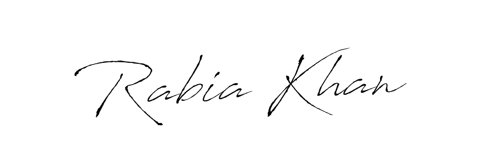 Make a beautiful signature design for name Rabia Khan. Use this online signature maker to create a handwritten signature for free. Rabia Khan signature style 6 images and pictures png