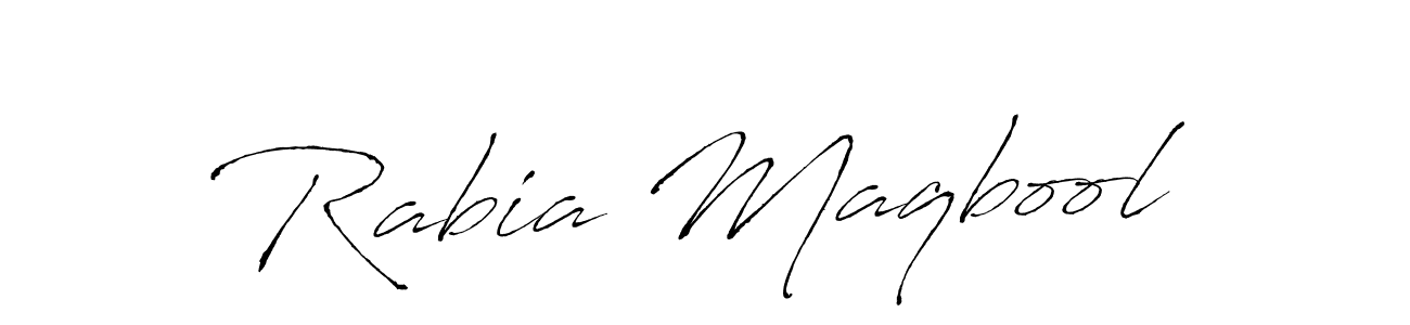 if you are searching for the best signature style for your name Rabia Maqbool. so please give up your signature search. here we have designed multiple signature styles  using Antro_Vectra. Rabia Maqbool signature style 6 images and pictures png