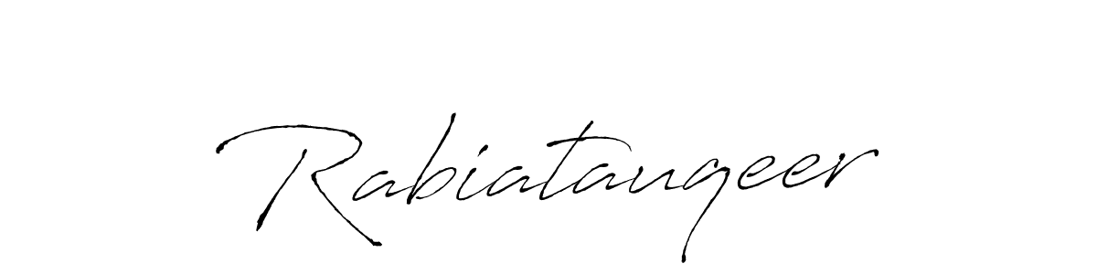 Make a short Rabiatauqeer signature style. Manage your documents anywhere anytime using Antro_Vectra. Create and add eSignatures, submit forms, share and send files easily. Rabiatauqeer signature style 6 images and pictures png