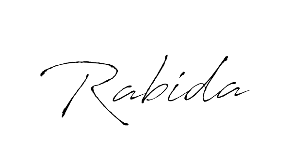 Antro_Vectra is a professional signature style that is perfect for those who want to add a touch of class to their signature. It is also a great choice for those who want to make their signature more unique. Get Rabida name to fancy signature for free. Rabida signature style 6 images and pictures png