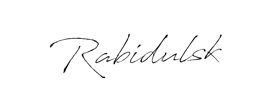 Antro_Vectra is a professional signature style that is perfect for those who want to add a touch of class to their signature. It is also a great choice for those who want to make their signature more unique. Get Rabidulsk name to fancy signature for free. Rabidulsk signature style 6 images and pictures png